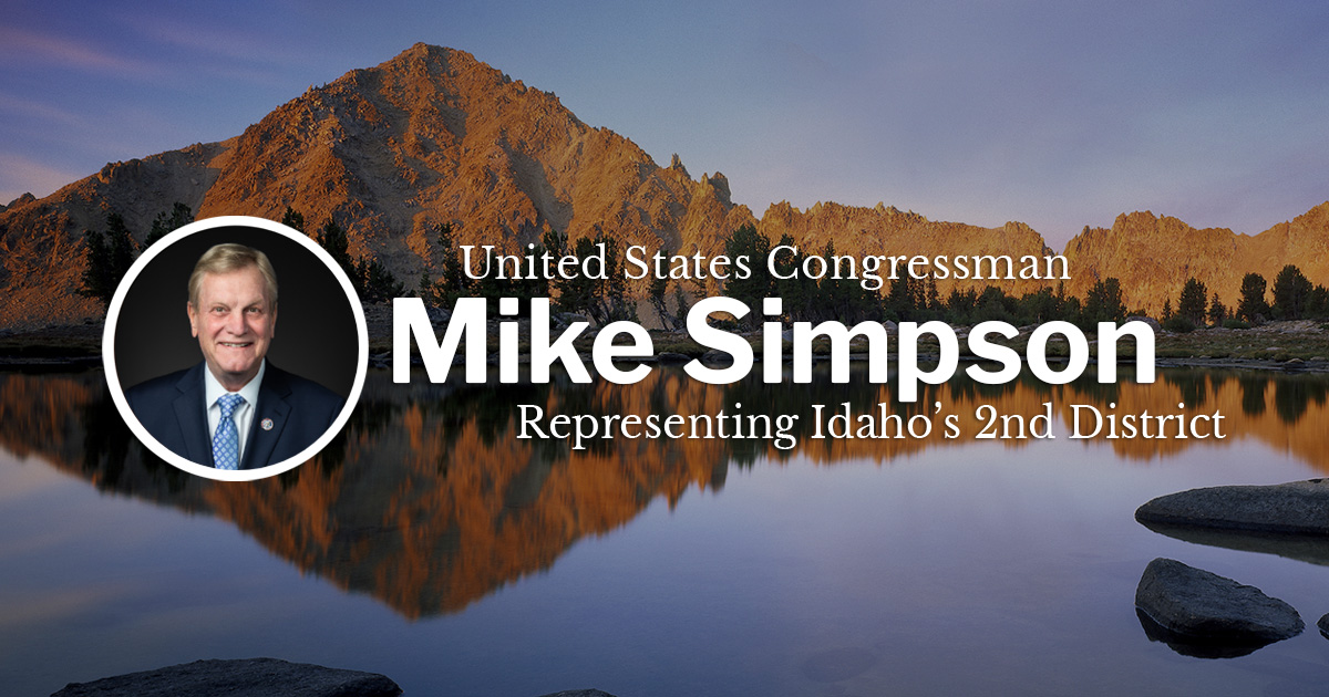 U.S. Congressman Mike Simpson Votes to Fully Fund Veterans Health Care and Benefits
