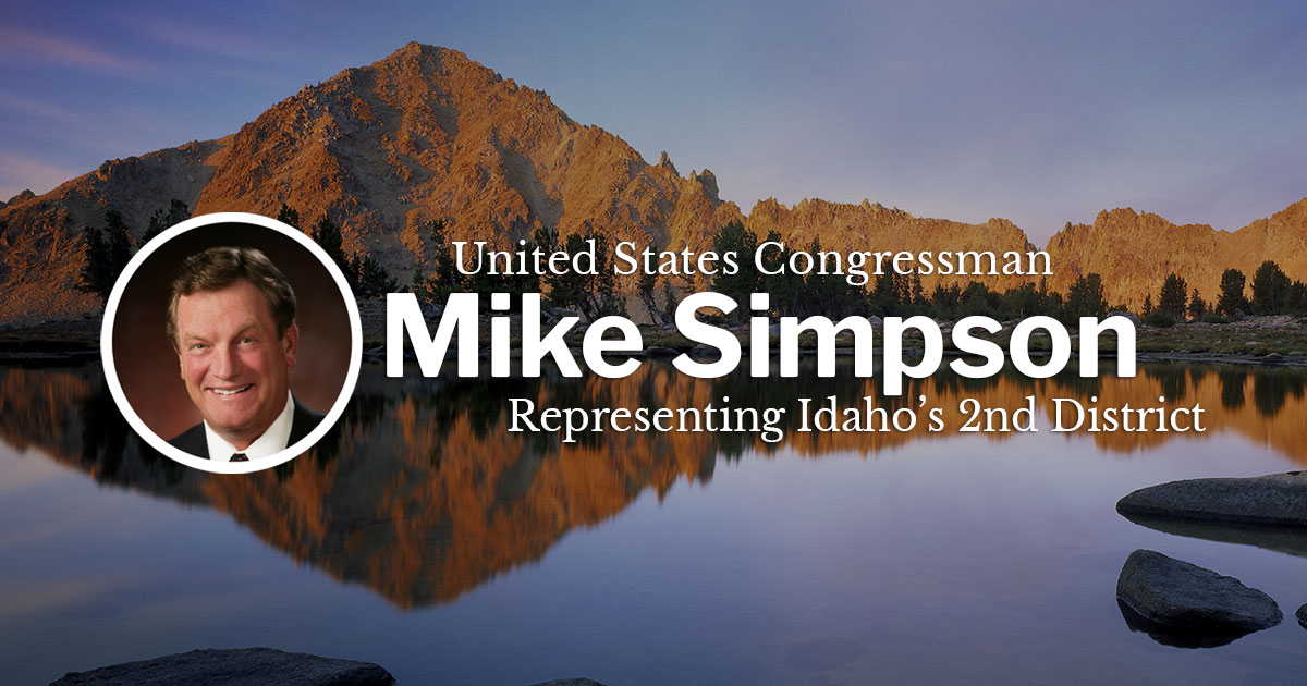 Contact Us Congressman Mike Simpson 2nd District Of Idaho 0216